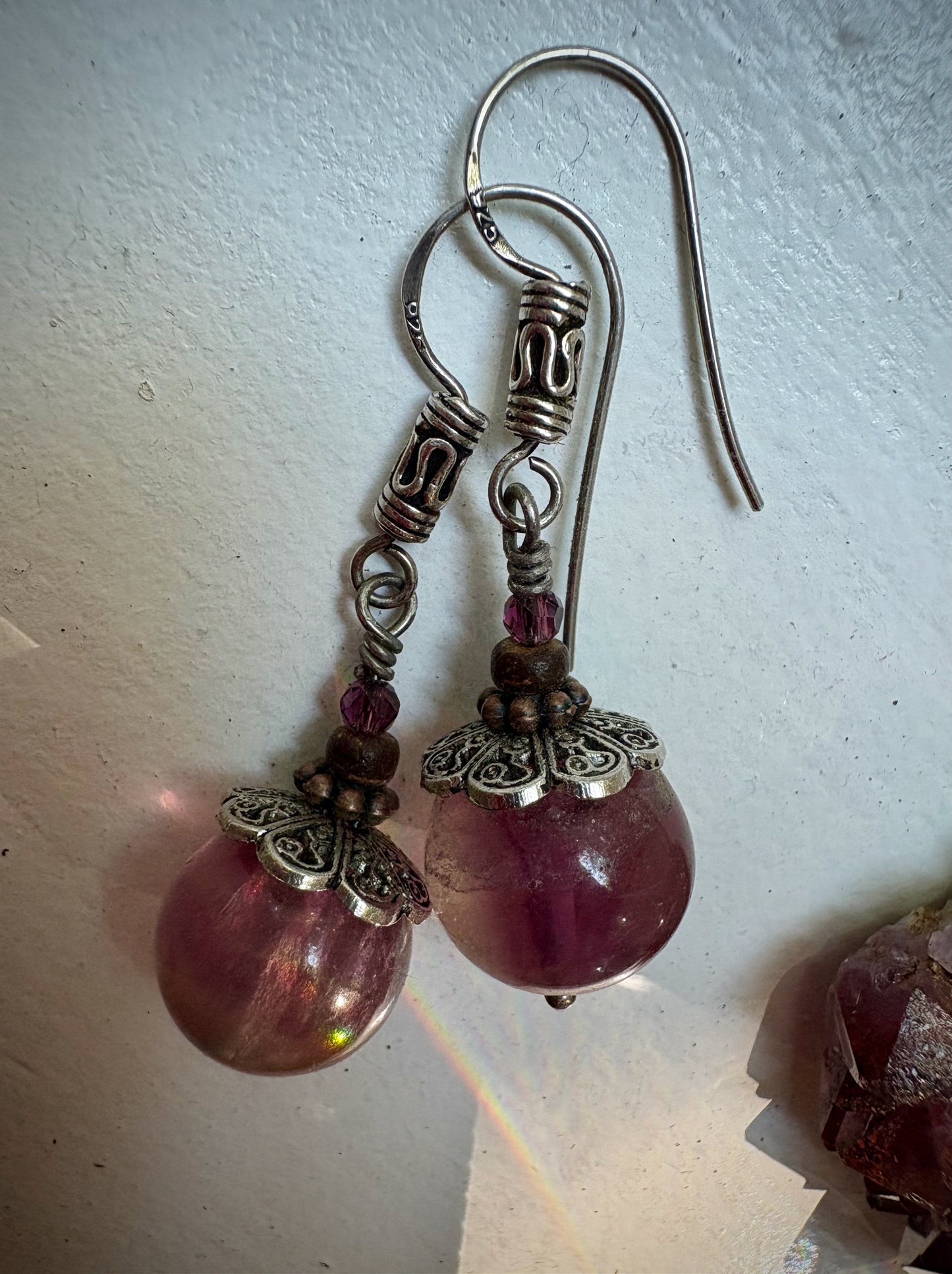Agraciada Earrings - Fluorite