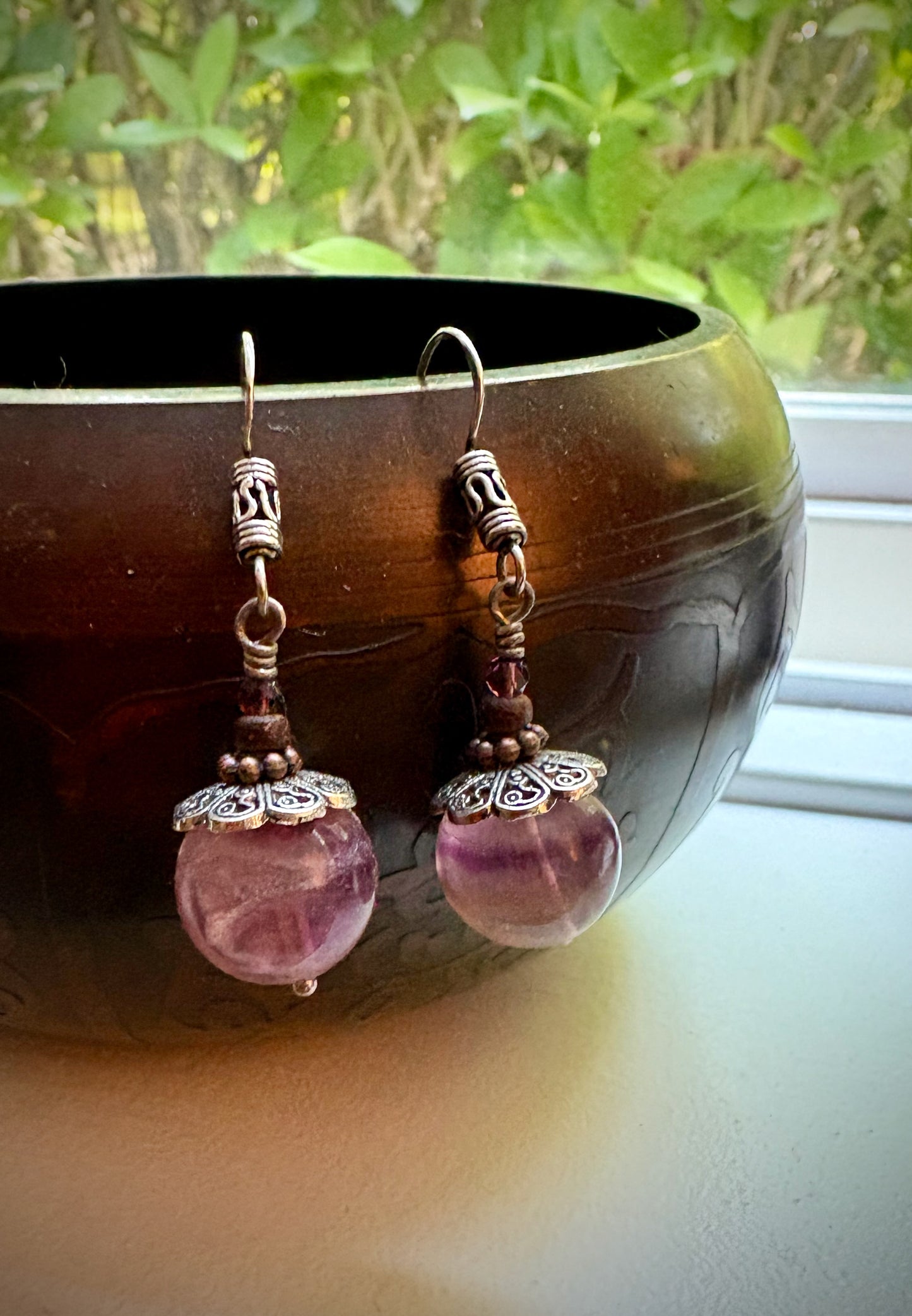 Agraciada Earrings - Fluorite