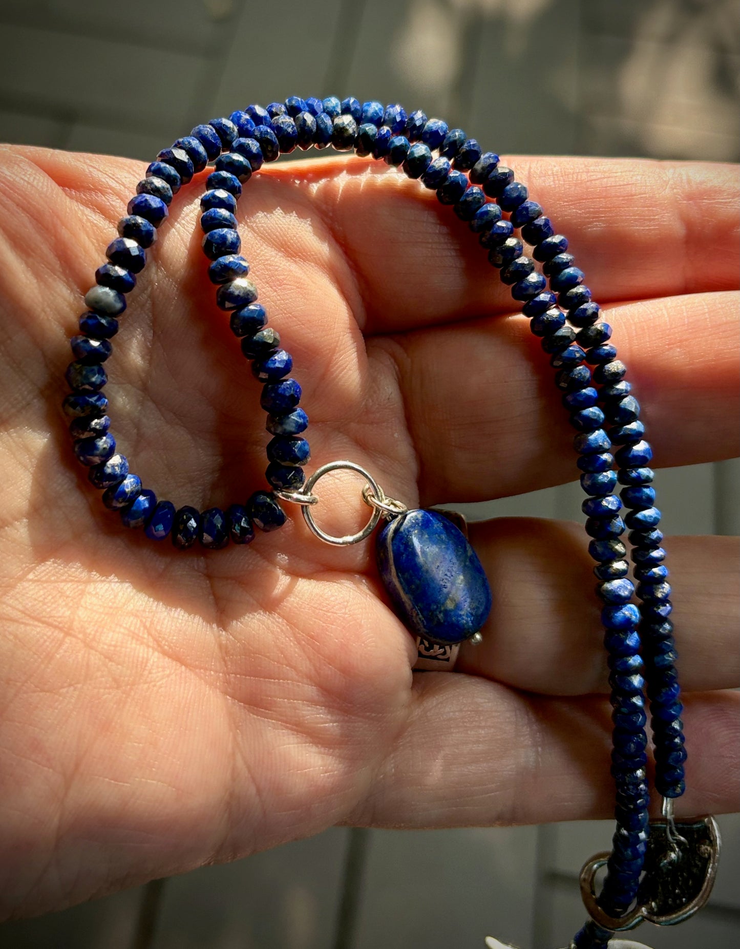Oneas Necklace - Grade AAA Lapis Lazuli