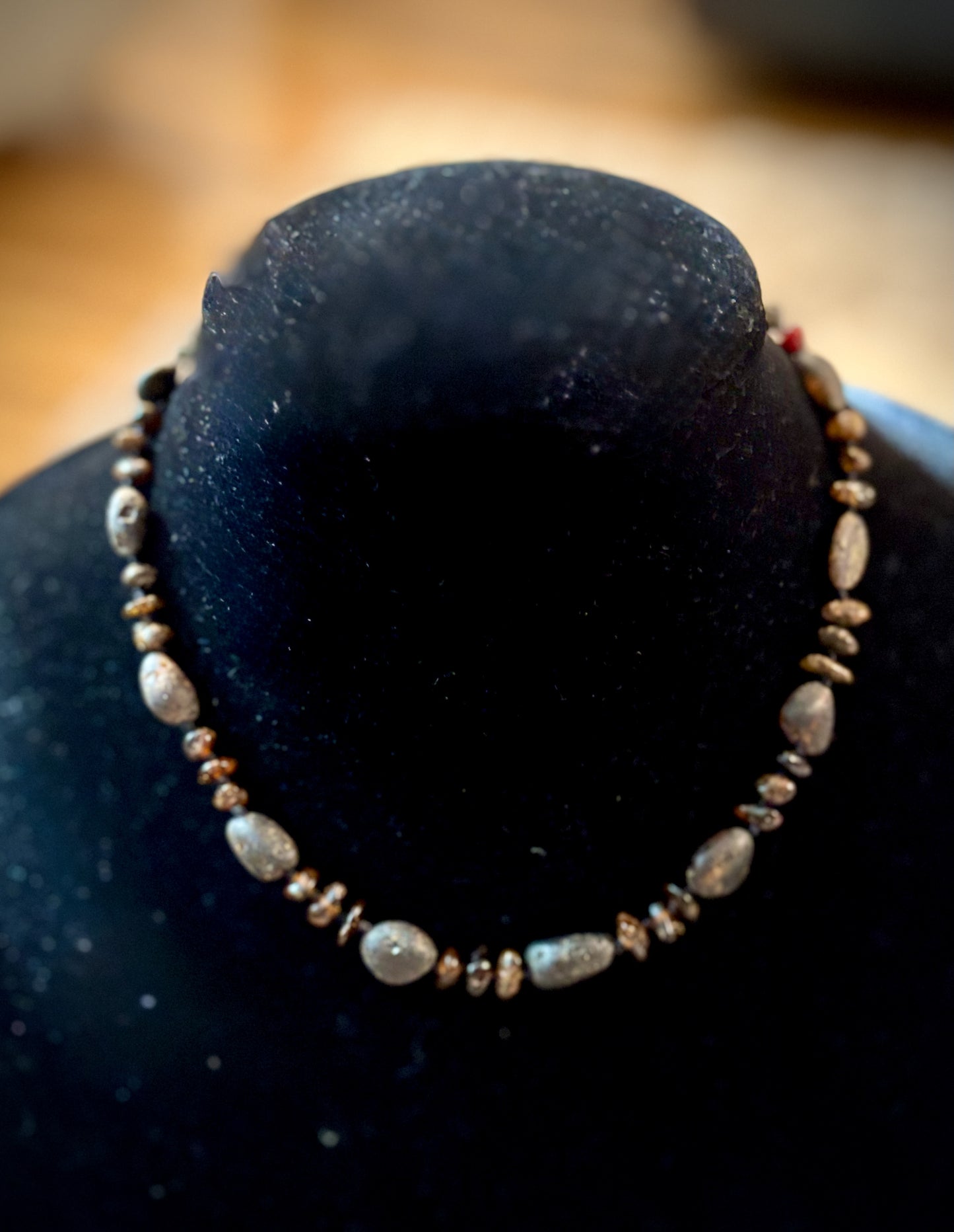 Ambrosia Necklace - Raw Cognac Baltic Amber