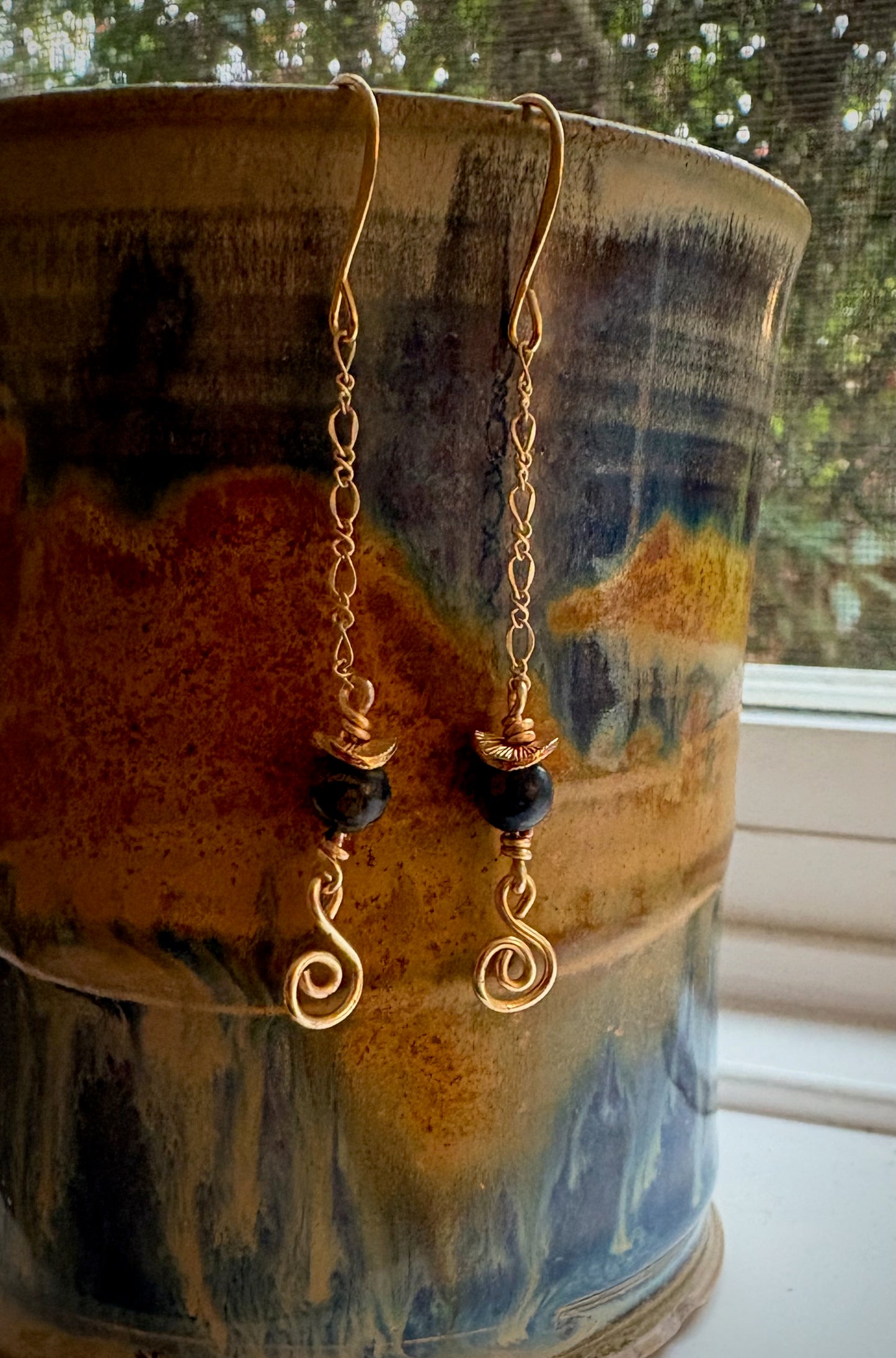 Triana Earrings - Lapis Lazuli