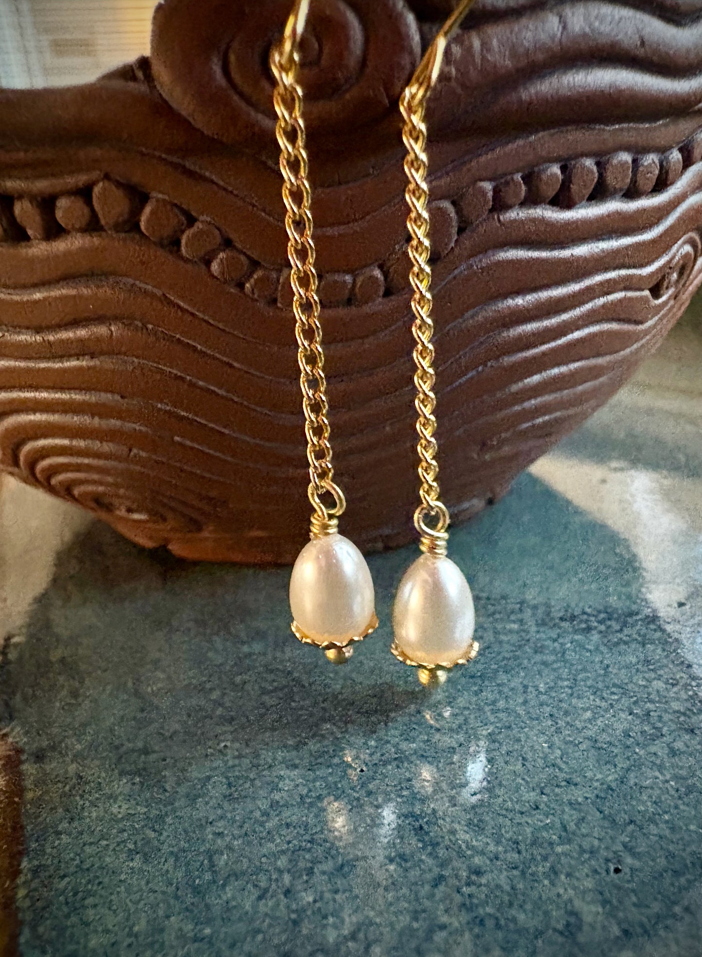 Perla Earrings - Freshwater Pearl