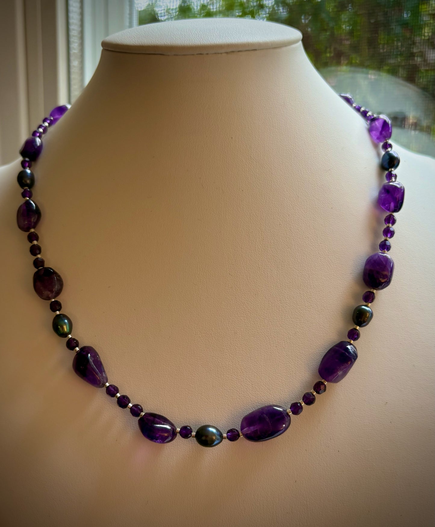 Romina Necklace - Amethyst