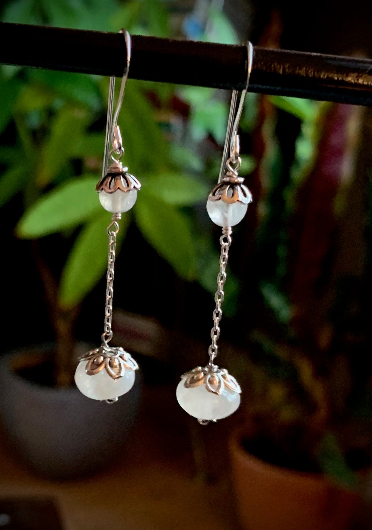 Camino Earrings - Moonstone Drops