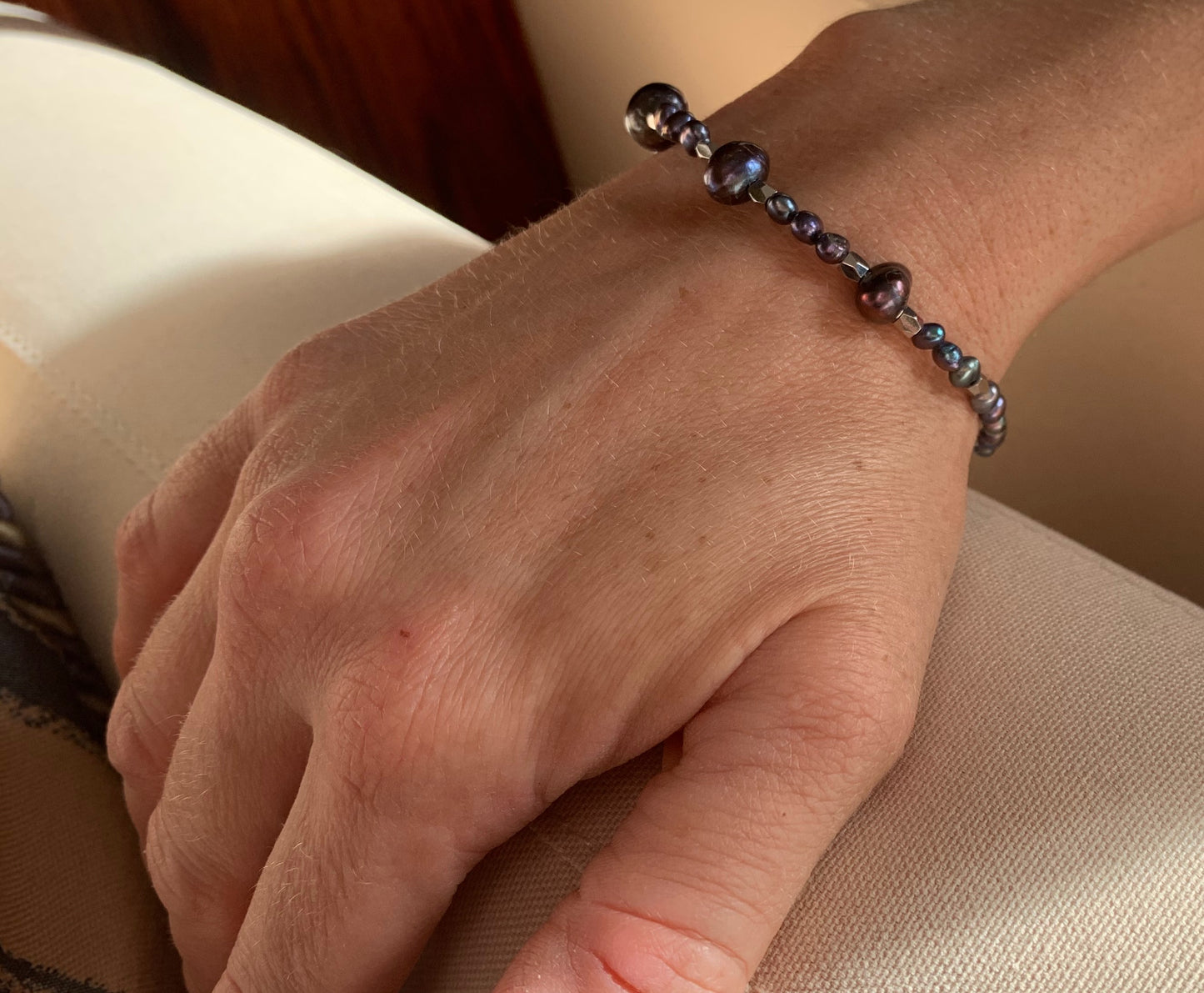 Chocolate Bracelet - Freshwater Pearl