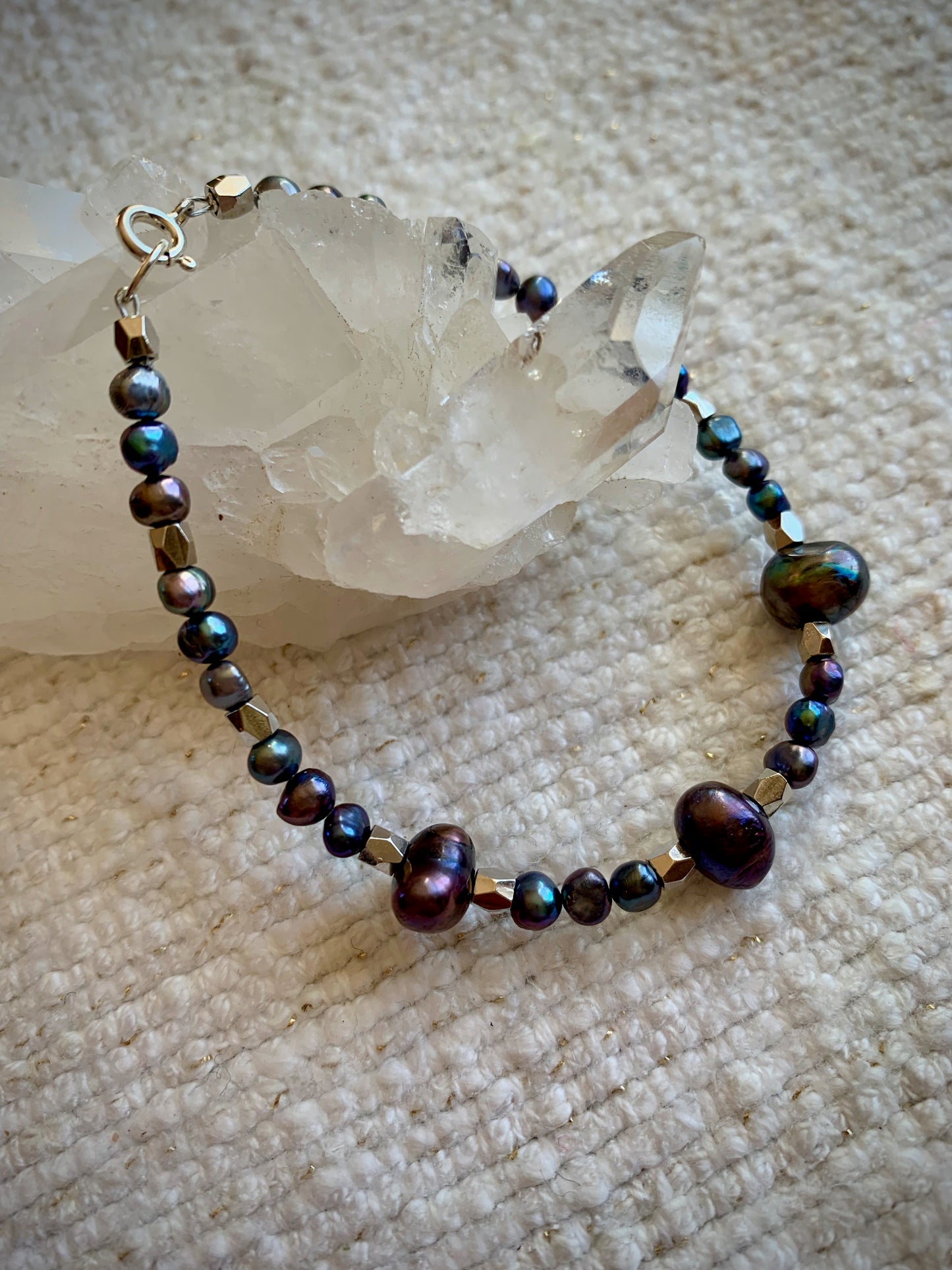 Chocolate Bracelet - Freshwater Pearl