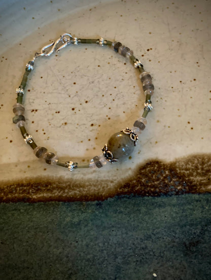 Mova Bracelet - Labradorite, Jade, and Moonstone