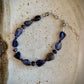 Rhodisa Bracelet - Iolite and Czech Crystal