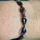 Rhodisa Bracelet - Iolite and Czech Crystal