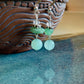 Canta Earrings - Aventurine, Chalcedony, Milky Quartz