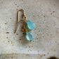 Luz Earrings - Aqua Chalcedony