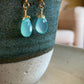 Luz Earrings - Aqua Chalcedony