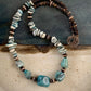 Celeste Necklace - Chrysocolla and Tree Agate