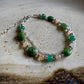 Kyrene Bracelet - Green Aventurine with Citrine and Green Garnet