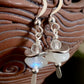 Luminoso Earrings - Moonstone and Quartz