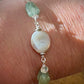 Neso Bracelet - Aquamarine and Pearl