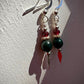 Acebo Earrings - Fancy Jasper and Garnet