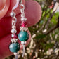 Acebo Earrings - Fancy Jasper and Garnet