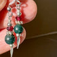 Acebo Earrings - Fancy Jasper and Garnet