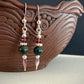 Acebo Earrings - Fancy Jasper and Garnet