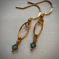 Lirio Earrings - Crystal and Gold