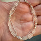 Pirene Bracelet - Rose Quartz and Stirling Silver