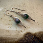 Emocionante Earrings - Purple and Green Fluorite