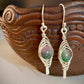 Emocionante Earrings - Purple and Green Fluorite