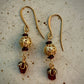 Floreciente Earrings - Faceted Garnet