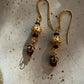 Floreciente Earrings - Faceted Garnet