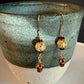Floreciente Earrings - Faceted Garnet