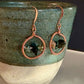 Madrugada Earrings - Copper Wire-Wrapped Fancy Jasper