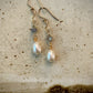 Regalada Earrings - Labradorite and Pearl