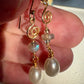 Regalada Earrings - Labradorite and Pearl