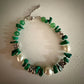 Eunoe Bracelet - Aventurine, Malachite, and Pearl