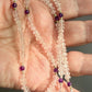 Odione Necklace -Rose Quartz and Amethyst