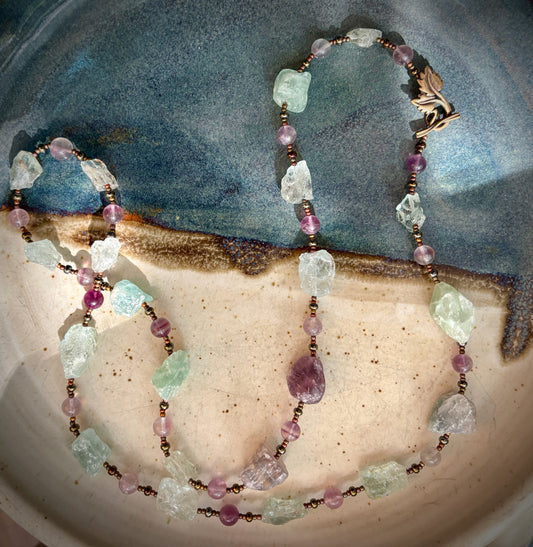 Thutia Necklace - Fluorite