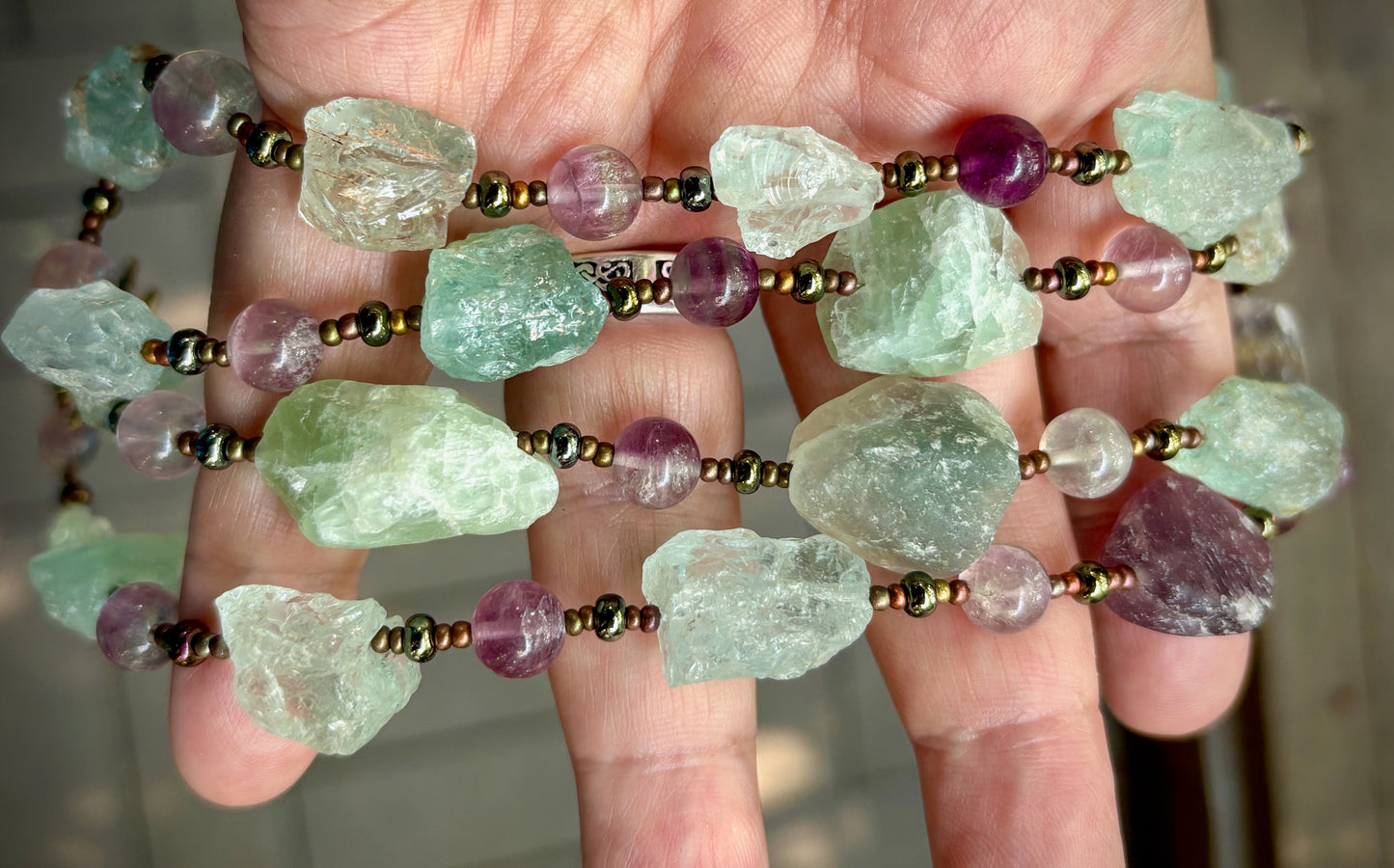 Thutia Necklace - Fluorite