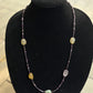 Tonja Necklace-Matte Citrine, Aquamarine, Rose Quartz