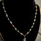 Tiara Necklace - Chalcedony, Pearl, and Amazonite on Wire Wrapped Copper
