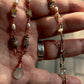 Tiara Necklace - Chalcedony, Pearl, and Amazonite on Wire Wrapped Copper