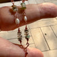 Tiara Necklace - Chalcedony, Pearl, and Amazonite on Wire Wrapped Copper