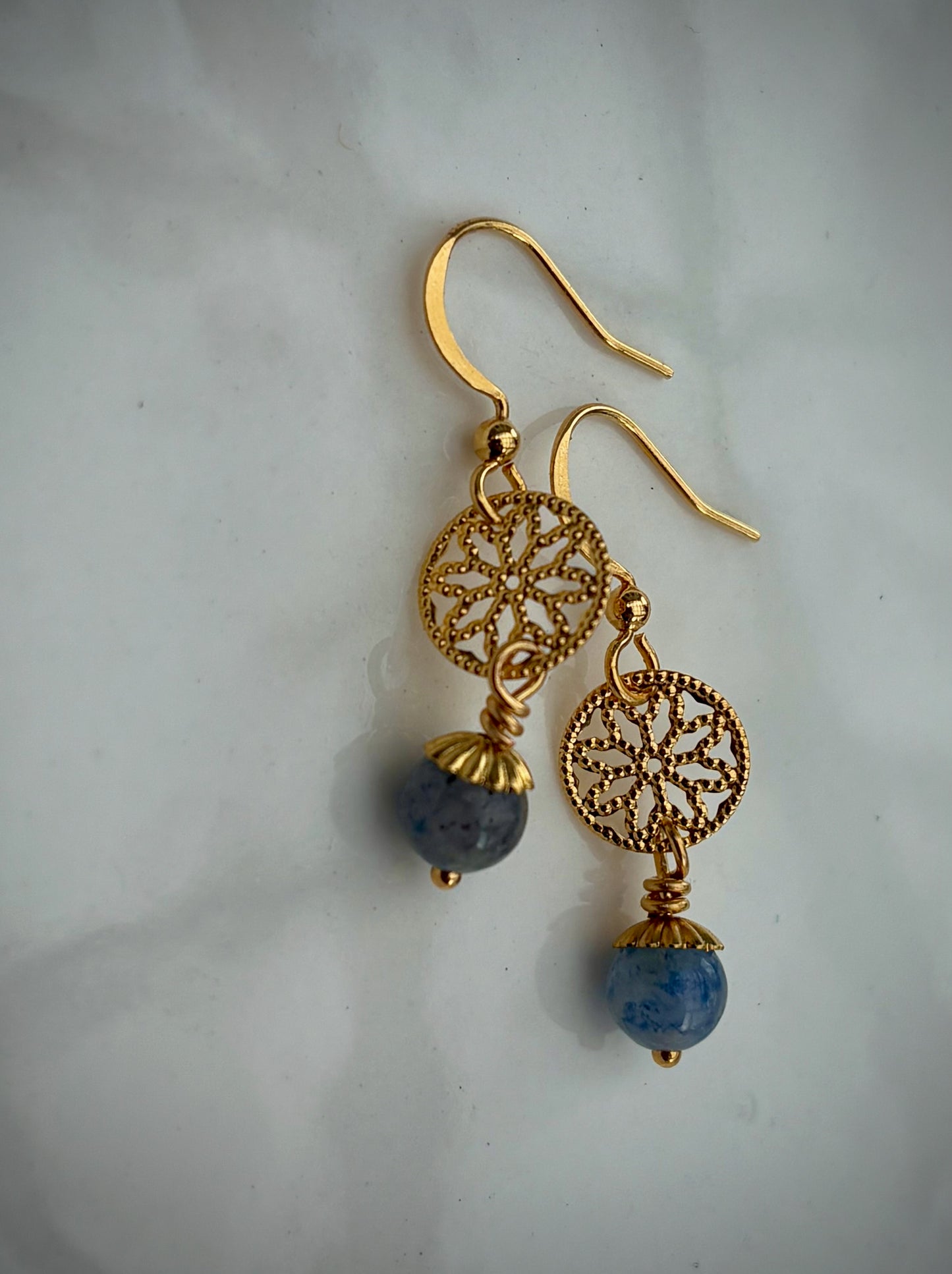 Serendipia Earrings - Blue Aventurine