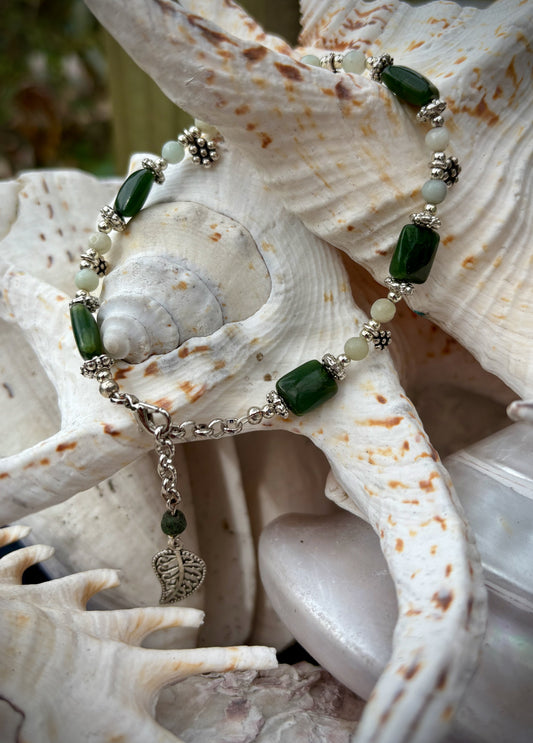 Heila Bracelet - Jade and Amazonite