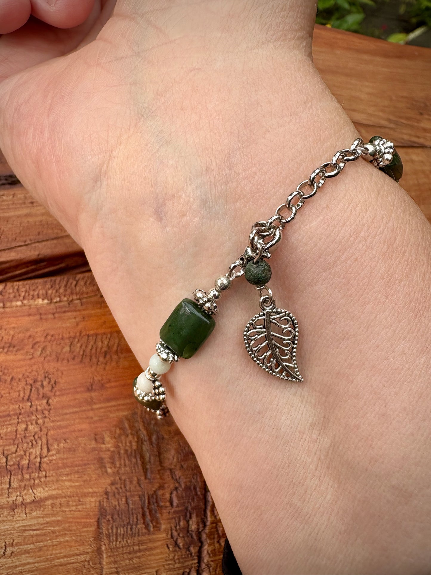 Heila Bracelet - Jade and Amazonite