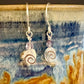 Espiral Earrings- Moonstone and Fluorite
