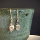 Espiral Earrings- Moonstone and Fluorite