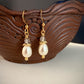 Lisa Earrings - Pearl and Labradorite