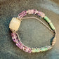 Lirael Bracelet - Milky Quartz, Amethyst, and Chrysoprase
