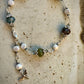 Varisse Bracelet - Moss Agate and Pearl